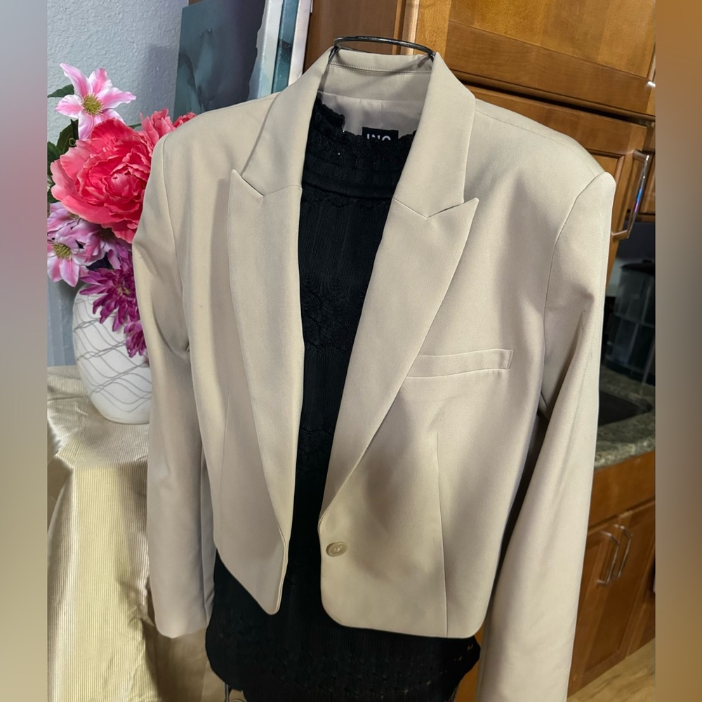 INC Beige Blazer